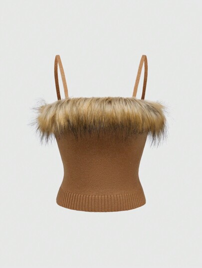 Hippie Vintage Harajuku Shaggy Patchwork Women Knitted Sweater