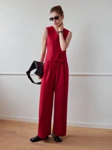 MOTF STUDIO ÁO KHOÁC VÒI ĐƠN KHU RẮN - Đỏ - Xem 4