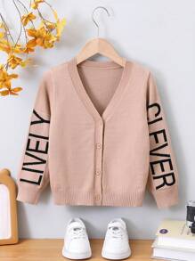 Boys' Fashionable And Simple Knitted Sweater