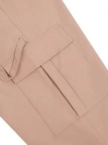 Manfinity Homme Men Vintage American Style Straight Leg Casual Pink Cargo Pants - Pink - View 6