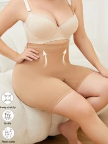 Fondo de ropa interior modeladora sin costuras de alta cintura para deportes, al aire libre, casual, yoga, tallas grandes