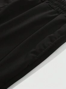 Manfinity Roghcode Menfinity Streetrush Y2K Men's Slogan Spider Web Printed Flared Fashion Casual Sweatpants, Fall, Halloween - Multicolor - View 6