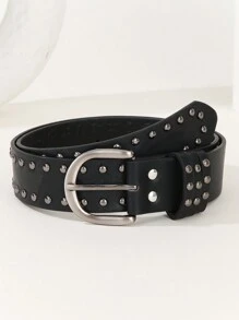 ROMWE Grunge Punk 1pc Women Punk Studded Decor Belt