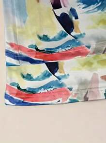 EMERY ROSE 全印花针织休闲直筒裤 - 彩色 - 查看 4