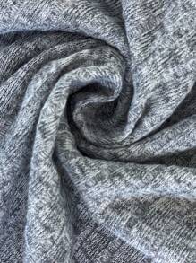 Maweii Camiseta acanalada con calado de talla grande