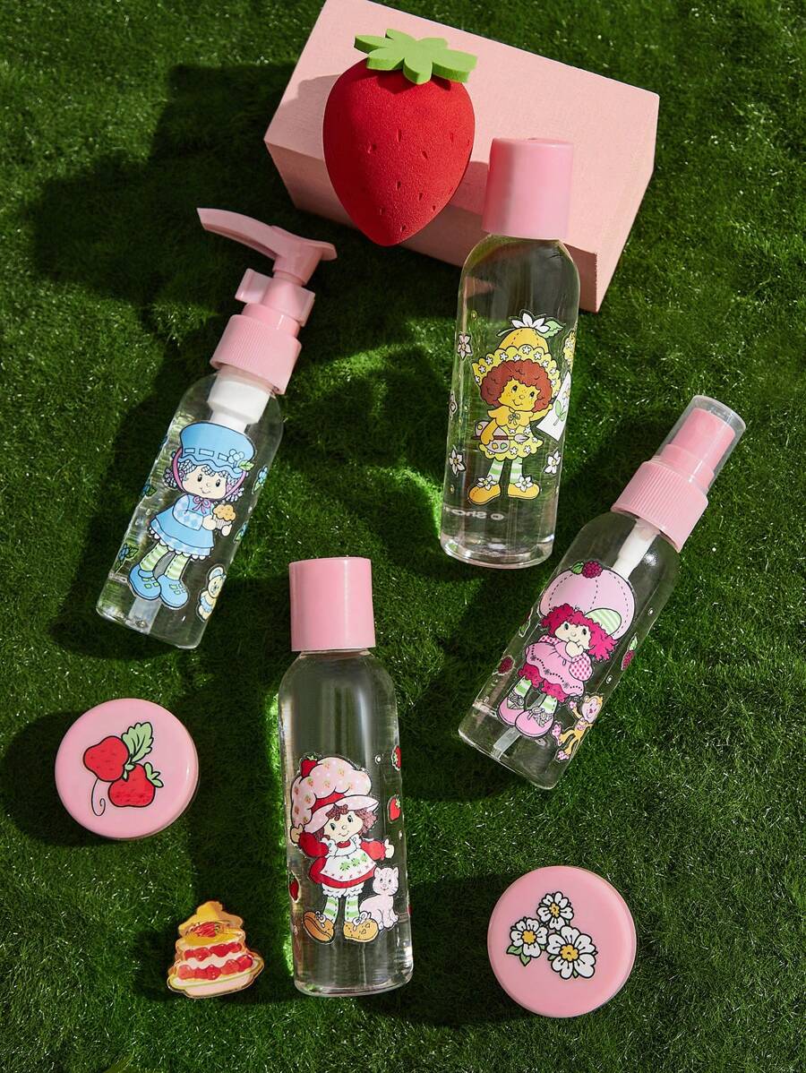 Strawberry Shortcake X SHEIN 6pcs Cartoon Character Strawberry ...