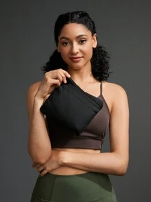 In My Nature Women's Casual Hooded Outdoor Jacket - Black - View 2