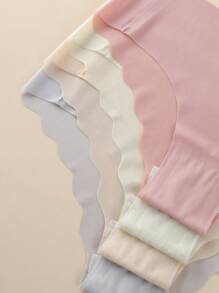 14 条装/包 可爱卡通脸部印花无缝女士三角内裤 - 彩色 - 查看 5