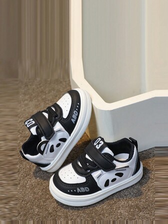 Kids Spring/Autumn New Style Black & White Sports Shoes, Toddlers & Infants Casual Athletic Sneakers