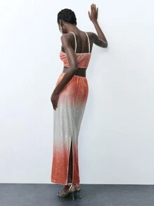 Maija Bộ 2 món áo hai dây và chân váy đính sequin dành cho nữ. - Nhiều màu - Xem 6