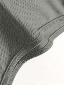 Men's Slogan Printed Round Neck Casual Tank Top - Light Grey - View 3