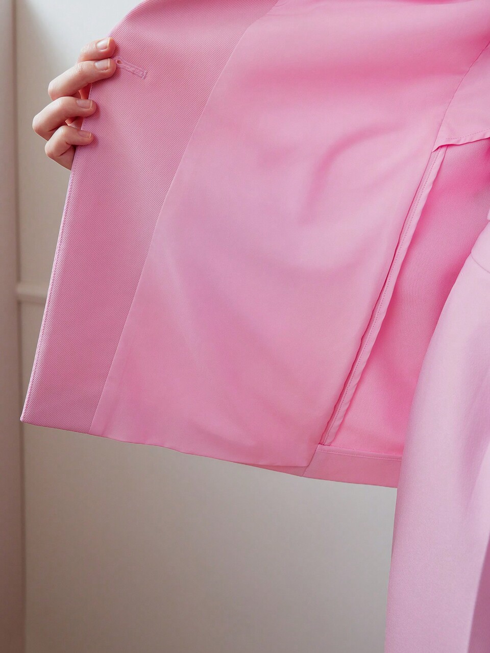 MOTF STUDIO SOLID LAPEL COLLAR BLAZER