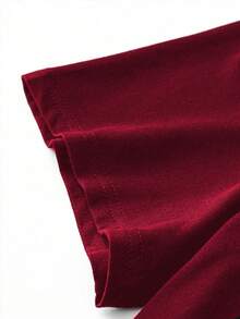 Chiquease Summer Casual Evil Eye Print Dress - Burgundy - View 3