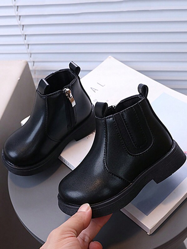 Baby Stiefel Mädchen Schuhe mit Seitlichem Reißverschluss, modische Kurzstiefel, Modestiefel, Outdoorstiefel für Kinder, alltagstauglich