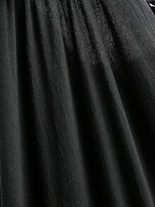 Elaquor Pantalones estrechos de unicolor informales de talla grande - Multicolor - Ver 9