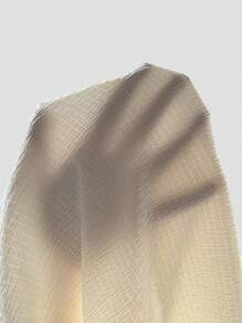 撞色滚边喇叭袖上衣和裤子睡衣套装/家居服套装，秋冬舒适优雅细节 - 杏色 - 查看 7