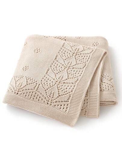 1 件柔软舒适的婴儿襁褓毯、婴儿车毯、婴儿针织包巾、四季爱情情人节