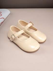 1 Pair Children Comfortable, Soft, Versatile And Wear-Resistant Rubber Flat Shoes