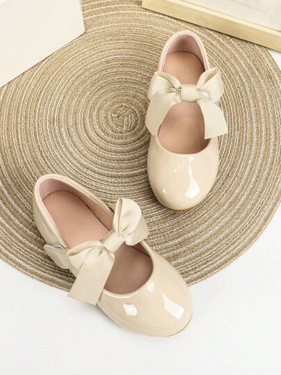 Sapatos casuais femininos com laço decorativo para outono/inverno, ideais para estudantes, escola, lazer e esportes ao ar livre.