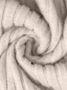 SHEIN Frenchy 大码休闲优雅蕾丝拼布罗纹运动衫，春秋