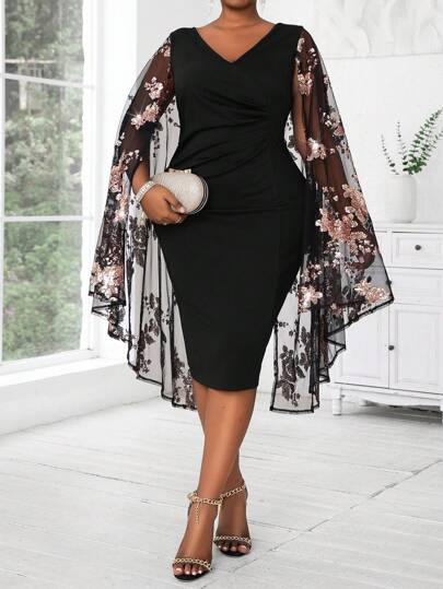 maxi dress evening gown Waves Maxi Dress in Black | Off The Shoulder Cotton Maxi Dress