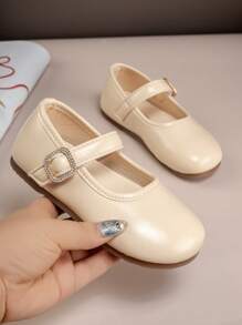 1 Pair Children Comfortable, Soft, Versatile And Wear-Resistant Rubber Flat Shoes