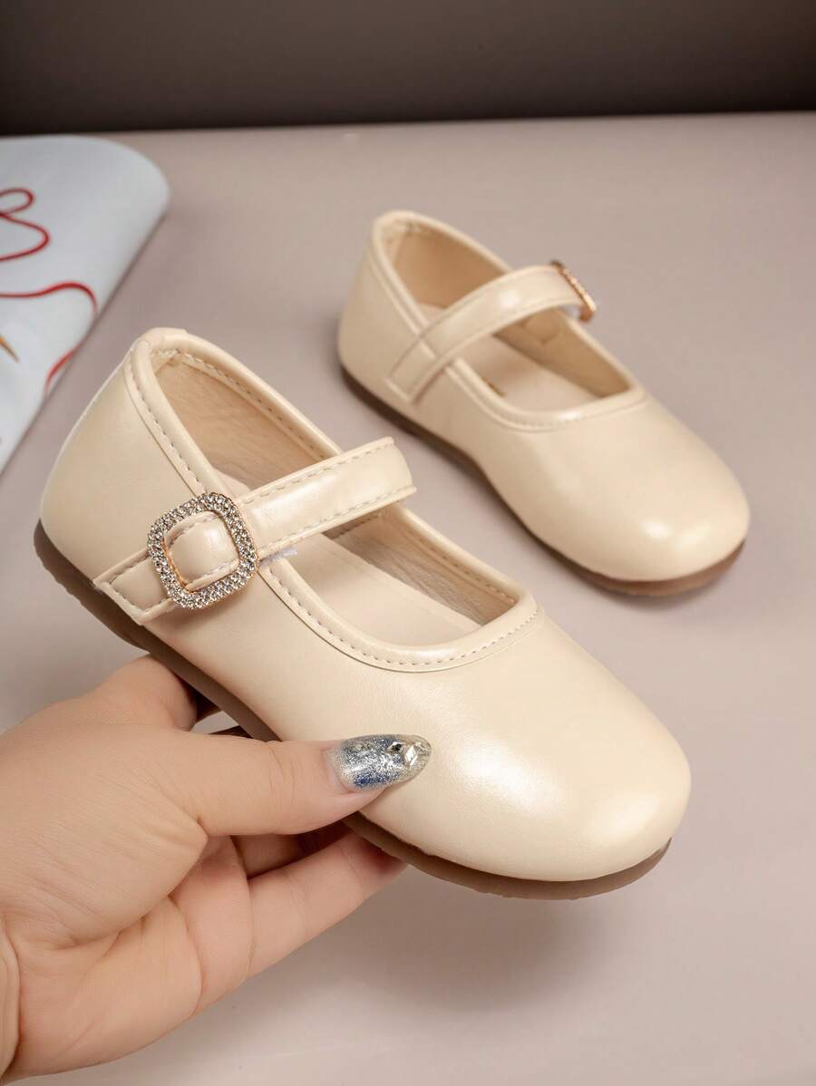 1 Pair Children Comfortable, Soft, Versatile And Wear-Resistant Rubber Flat Shoes