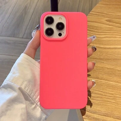 Vloeibare siliconen gladde slanke beschermhoes compatibel met iPhone, Apple-hoes