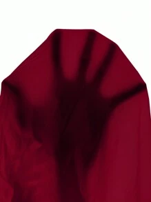 Slaydiva Vacation High-Neck Split Harem Jumpsuit With Pockets - E Burgundy Jumpsuitred Jumpsuit Womenholiday Jumpsuitred Jumpsuit