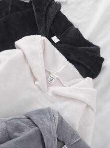 Tween Girl 3pcs/Set Solid Color Hooded Sweatshirts Chic Autumn/Winter - Multicolor - View 8