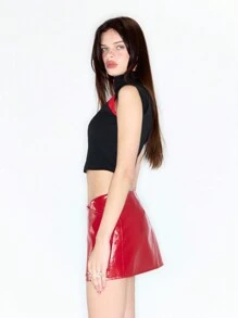 MUSERA Y2K Zip Up High Neck Racer Tank Top Casual Summer Vacation Spring Summer Rave Fall