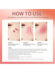 lakerain 1Piece Beauty Liquid Blush Velvet Matte Blusher Face Pigment Lasting Waterproof Natural Cream Cheek Tint Orange Peach 4ml - Nhiều màu - Xem 10