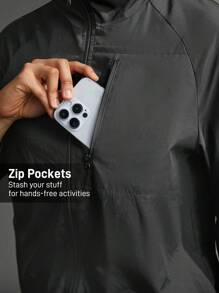 In My Nature Women's Casual Hooded Outdoor Jacket - Black - View 3