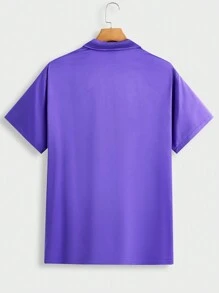 Manfinity VCAY Koordinat Kemeja Pria - Purple - View 5