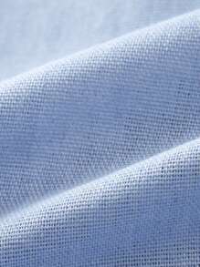 Manfinity Mode Men Solid Slant Pocket Suit Pants For Dailywear - Baby Blue - View 3