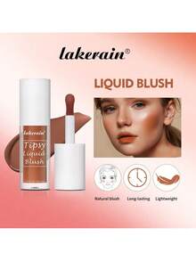 lakerain 1Piece Beauty Liquid Blush Velvet Matte Blusher Face Pigment Lasting Waterproof Natural Cream Cheek Tint Orange Peach 4ml - Nhiều màu - Xem 6
