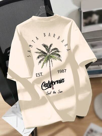 Teen Boy Fitted Design Versatile Comfortable Daily Casual T-Shirt