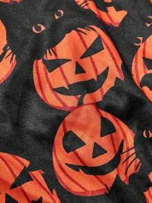 PETSIN 1 peça Colete Respirável e Leve com Estampa de Abóbora para Gato e Cachorro de Estimação, Estilo Halloween - Multicolorido - Visão 6