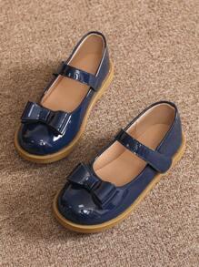 儿童蓝色鞋 女童平底鞋 女童鞋 春季运动幼儿鞋 - 藍色 - 查看 2