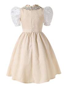 Young Girl German Beer Costume Children's Bavarian Traditional Costume Girls European And American Countryside Costume Stage Costume Munich Costume - Champagne - View 2