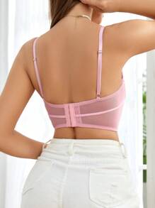 Ladies Lace Bow Tie Sexy Bra For Daily Wear
