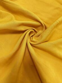 Zolique 女士休闲露肩多层荷叶边连体衣 - 黃色 - 查看 3