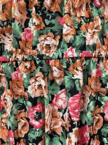 SHEIN Unity Women Floral Print Contrast Lace Cami Top For Vacation - Multicolor - View 7