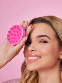 HELLO KITTY AND FRIENDS | SHEIN 1 件可爱 卡通设计便携式梳子 - 粉色 - 查看 5