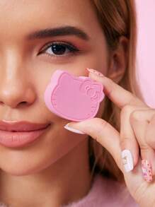 HELLO KITTY AND FRIENDS | SHEIN 10pcs/Pack Cute Expandable Makeup Sponges, Multi-Functional - Pink - View 4
