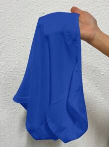 SHEIN EZwear Áo Crop Top Ngắn Liền Mạch Cơ Bản Mùa Hè - Xanh đậm - Xem 7