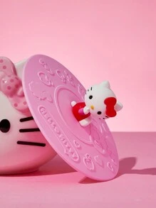 HELLO KITTY AND FRIENDS | SHEIN 1 个猫咪形状硅胶杯盖（不含杯子）