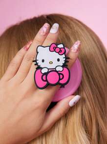 HELLO KITTY AND FRIENDS | SHEIN 1 件可爱 卡通设计便携式梳子 - 粉色 - 查看 2