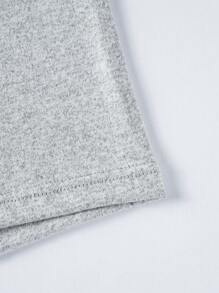 EasyFave 4 piezas/paquete Bóxer bóxer casual con impresión de letra sencilla para hombres