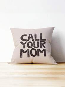 Pillowcase Funny Call Your Mom Pillowcase Weird Stuff Funny Pillows Covers - Beige - View 3